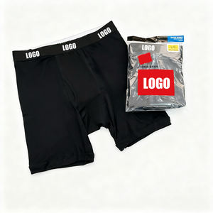 Set di 2 Boxer Sportivi da Uomo in Cotone di Marca, Intimo alla Moda Taglie Forti, Slip Senza Cuciture con Vita Elastica Traspirante, Produttore - Product Image 5