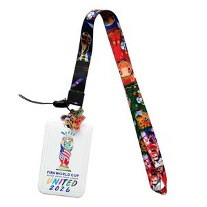 Hot Selling Wholesale Football Team Design <b>Lanyard</b> ID Card Key Phone Keychain <b>Lanyards</b> - Product Image 3