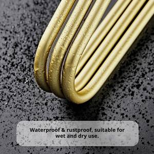 Perchero <span class=keywords><strong>para</strong></span> Pantalones en Forma de Z, de Metal Sólido, Aleación de Aluminio, Sin Costuras, Resistente al Óxido, Diseño Antideslizante en Arco, Perchero de Esquina <span class=keywords><strong>para</strong></span> Pantalones - Product Image 3