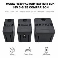Caja de Batería Personalizada de ABS y PC, Carcasa Vacía para Bicicleta Eléctrica, Compatible con Baterías de Litio 18650, 21700, 4820, para Almacenamiento de Energía, Modelo 9706, OEM/ODM