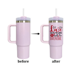 Sublimabile H2.0 da 30 once bicchiere Macaron a doppia parete con il miglior valore regali con logo personalizzato da 30 once - Product Image 2