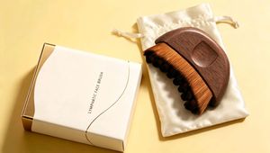 Wholesale Wooden Facial <b>Massage</b> Brush for Relaxed Grip and Use to Reduce Puffiness - Product Image 6