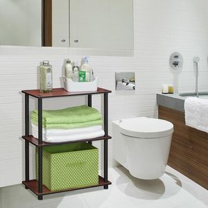 DIY Holz display <span class=keywords><strong>3</strong></span>-Tier Mehrzweck quadratische verstellbare Display-Lager regale Buch Holz regal - Product Image 2