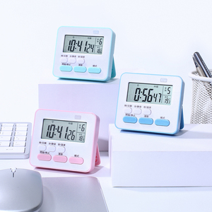 Mutfak ev dijital geri sayım sayacı uzaktan kumanda çevre dostu kare tasarım pişirme pişirme takvimli saat iki takım zamanlama - Product Image 2