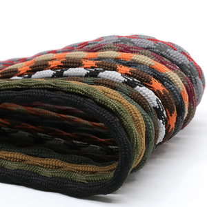 Lacets de sport d'escalade tressés à double boule durables en gros, antidérapants, en polyester plat, métalliques, pour l'extérieur, très résistants, 5 mm, paire - Product Image 5