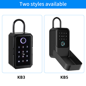 IP65 Waterproof Outdoor Wall Mount Zinc Alloy Smart Key Storage <b>Lock</b> <b>Box</b> With TTlock App Fingerprint Passcode IC Card Key Unlock - Product Image 5
