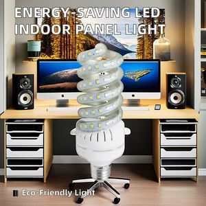 Ampoules LED spirales à économie d'énergie pour éclairage intérieur, culot E27, blanc chaud et blanc froid, ampoule LED spirale 110V AC, ampoule maïs spirale complète - Product Image 3