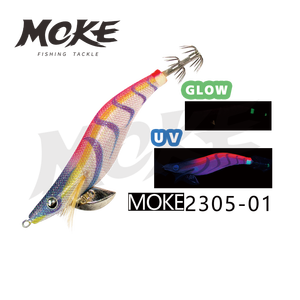 Esche da Pesca in Mare JINGYANG con Occhi 3D Stampati, Modello Polpo, Jig per Calamari, Amo per Gamberetti in Acciaio Inox, ABS, per Pesca in Acqua Salata - Product Image 2