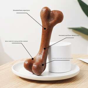 Yıkılmaz köpek oyuncak agresif Chewers lezzetli kemik diş çıkarma sopa sert Bite dayanıklı büyük köpek kemik çiğnemek oyuncaklar - Product Image 5