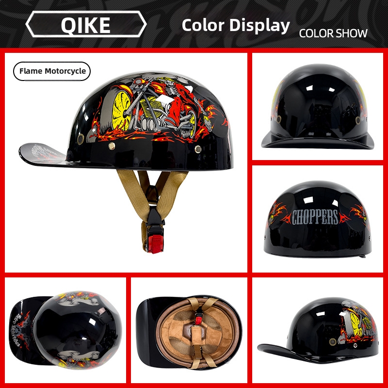 Black Flame Motorcycle-2nd Generation Baseball Cap