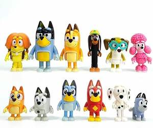 12 STUKS Wolvenfiguren Speelgoed Speelset Wolven Actiefiguren Familie en Vrienden Set - Taarttoppers 2,5-3 Inch - Product Image 5