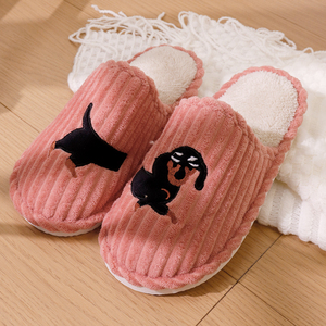 In StockEVA Sole New Sausage Dog Home Fur Slippers, Warm Spring and Autumn Slippers for Couples, Men and Women - Product Image 5