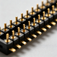 Connecteur à courant élevé noir en laiton PH-2.54-1x40 3A par broche 20mOhm pour prototypage de PCB et projets
