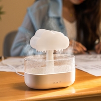 Lampe LED Rain Cloud Aromathérapie Diffuseur d'air aux huiles essentielles Humidificateur moderne à 7 couleurs avec caractéristiques aromatiques
