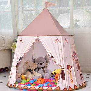 Tiendas de campaña de juguete para niños de tela suave para interiores y exteriores de lujo Tipis para niños - Product Image 2