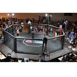 Hot Sale MMA Cage 7m*7m*1m Octagon Panel Wall With Catwalk Competition Cages For Sale