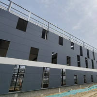 Almacén Prefabricado de Acero Galvanizado de Bajo Costo, Estructura de Acero Moderna y Minimalista de Calibre Ligero