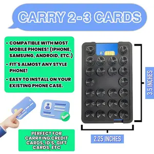 Hot Sale New Silicone Phone Case Suction Cup Silicone Card Sleeve Phone Suction Cup Can Adsorb Phone Case