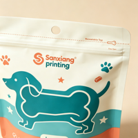Sacs Doypack BOPP personnalisés de haute qualité pour aliments pour animaux de compagnie, sachets refermables anti-odeur pour collations et nutrition pour chats et chiens