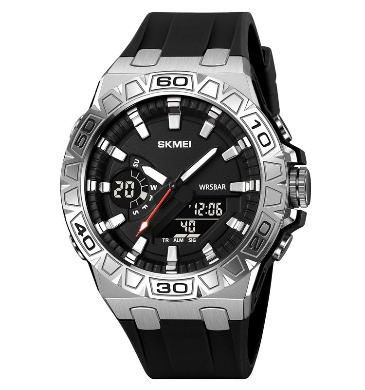 สีเงิน-ดำ