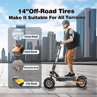 Scooter Eléctrico Plegable Rápido Negro Naranja para Adultos, 10000W, Motor Dual, Batería de 60V40Ah, Luz Ambiental de Color, Neumático de Carretera de 13 Pulgadas