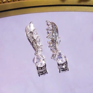 Orecchini Pendenti a Goccia di Cristallo per Donne, Eleganti Gioielli da Cerimonia e Banchetto - Product Image 5