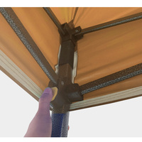 Carpa de Acero de 3M x 3M con Cubierta de Poliéster para Uso en Interiores/Exteriores, Ferias Comerciales y Eventos - Diseño Plegable para Todas las Estaciones