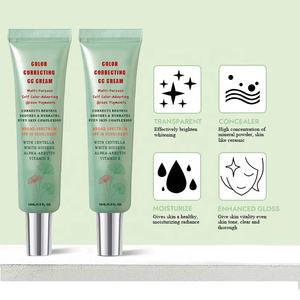 Fond de Teint Marque Blanche à Pigments Intelligents SPF 50, Couvrance Totale Mat, Anti-Rougeurs, Crème <span class=keywords><strong>CC</strong></span> Liquide - Product Image 3