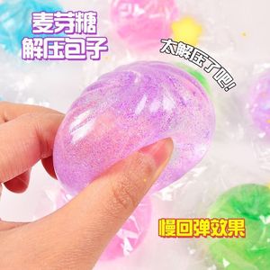 Juguete Antiestrés OEM Crystal Steamed Stuffed Bun, Pelota de Compresión para Niños y Niñas - Product Image 2