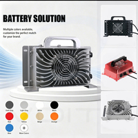 Chargeur de batterie au plomb-acide, au lithium et au LiFePO4 24V 36V 48V 60V 72V pour voiturette de golf 15A 18A 25A 30A