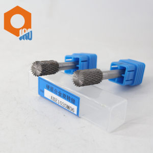 Fraise rotative en carbure de tungstène à double coupe en forme de flamme, tige de 1/8 po, SF-25 pour meuleuse - Vente directe usine - Product Image 3