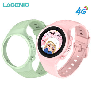 Lagenio นาฬิกาอัจฉริยะ4G หน้าจอกลม, นาฬิกาอัจฉริยะพร้อมซิมการ์ด GPS + WiFi + LBS แสดงตำแหน่งวิดีโอ HD สามารถโทรได้ปุ่มเอสโอเอสกันน้ำสำหรับเด็กสมาร์ทวอทช์ - Product Image 1