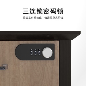 Huibaili Drawer Combination <b>Lock</b> Aluminum Alloy Filing Cabinet Rotary <b>Latch</b> <b>Lock</b> High Safety Single Double Door - Product Image 3
