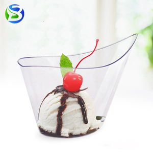 Vente en gros 2025, approvisionnement direct, plastique PS de haute qualité, transparent, forme irrégulière, jetable, dessert, <span class=keywords><strong>yaourt</strong></span>, salade - Product Image 1