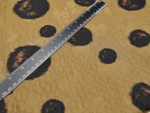 19mm sur pomme de terre renoncule kaki couleur gros pois fleur rose 100% mûrier soie soie jacquard tissu - Product Image 6