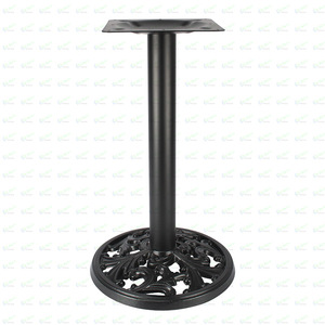 Heavy Duty Iron <b>Round</b> <b>Table</b> Base Chrysanthemum Style Single Column Pedestal Restaurant Cafe Mall <b>Dining</b> <b>Tables</b> Wholesale - Product Image 4