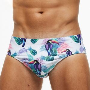 Summer Custom <b>Mens</b> Swim Briefs Solid Color Printed Shorts Low Waist Swimsuit Waterproof <b>Men</b> Beach <b>Trunks</b> - Product Image 4