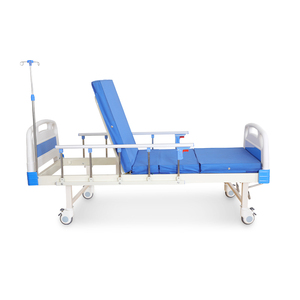 Wholesale Direct Sale <strong>Two</strong> <strong>Functions</strong> <strong>Manual</strong> Hospital <strong>Bed</strong> Adjustable Nursing Care <strong>Bed</strong> Patient Care <strong>Bed</strong> <strong>with</strong> Mattress - Product Image 3