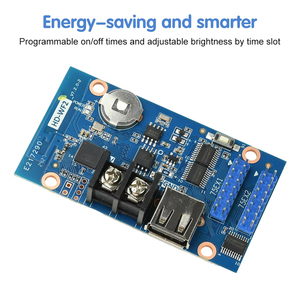 Full Color LED <strong>Display</strong> HD-WF2 <strong>Controller</strong> With WiFi USB Program Update &amp; Mobile APP for Storefront Advertising Signs DC 4.2-5.5V - Product Image 4