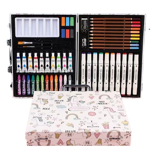 Ensemble de <span class=keywords><strong>dessin</strong></span> d'art en carton haute densité de 66 pièces kit de peinture colorée avec marqueurs d'artiste <span class=keywords><strong>pour</strong></span> enfants adolescents - Product Image 1