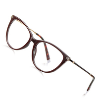 LS235 Nouvelles Lunettes Anti-Lumière Bleue pour Femmes, Monture Œil de Chat Personnalisable, Verres Photochromiques sur Ordonnance, Tendance 2025