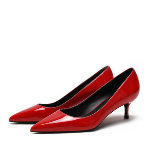 Zapatos de Tacón Alto de Lujo para Mujer, Tallas Grandes, 3CM 5CM 6CM 8CM 10CM, Tacones Formales con Cierre Deslizante - Product Image 5
