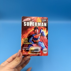 Cápsulas de Superman de Alta Calidad, Píldora Energética Botánica de Larga Duración que Contiene Vitamina B12, D3, Zinc y Plantas Silvestres - Product Image 2