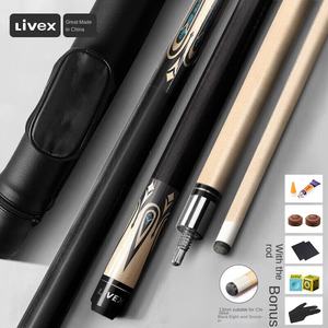 Taco <span class=keywords><strong>de</strong></span> Snooker Desmontable con Punta Grande para <span class=keywords><strong>Billar</strong></span> <span class=keywords><strong>Americano</strong></span>, Taco <span class=keywords><strong>de</strong></span> Pool <span class=keywords><strong>de</strong></span> Arce en Stock con Estuche para Club <span class=keywords><strong>de</strong></span> <span class=keywords><strong>Billar</strong></span> - Product Image 2