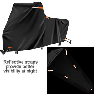सभी सीजन मोटरसाइकिल कवर वाटरप्रूफ यूव लॉक-होल के साथ डस्टप्रूफ आउटडोर मोटरसाइकिल कवर की रक्षा करता है - Product Image 2
