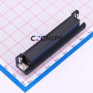 DS1037-37FNAKT74-0CC D-Sub/VGA Connector Bent Lead Through Hole Connector Standard D-Sub Female 37P Right Angle Insert - Product Image 2