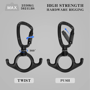 Équipement en alliage d'aluminium en forme de 8 Yiwu Upgrade pour le yoga aérien, le yoga en soie, le <span class=keywords><strong>cirque</strong></span>, l'entraînement et le fitness - Product Image 3