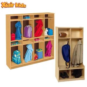 Xiair幼儿园家具儿童多功能儿童柜儿童衣柜幼儿园服装鞋子储物
