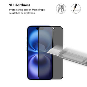 ฟิล์มกระจกนิรภัยแบบกันมอง 9H ป้องกันการสอดแนม ครอบคลุมเต็มจอ สำหรับ iPhone 18 Pro Max 17 16 15 14 - Product Image 2
