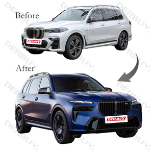 Kit de carrocería para <span class=keywords><strong>BMW</strong></span> X7 G07 actualización a <span class=keywords><strong>X7M</strong></span> estilo Lci con parachoques delantero trasero rejilla capó faros luces traseras - Product Image 3